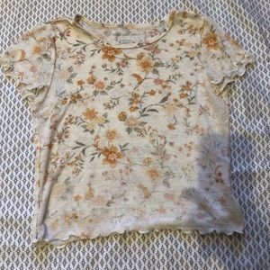 American eagle flowered tshirt!
